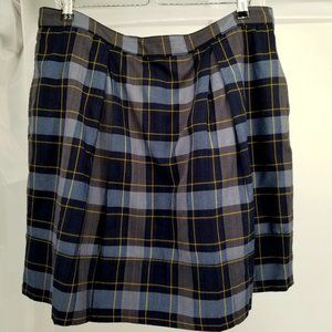 Land's End Blue Tartan Skort, sz. 14